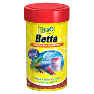 Корм Tetra Betta для бойцовых и других видов лабиринтовых рыб, хлопья, 100мл