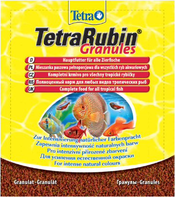 Корм для усиления окраса Tetra Rubin Granules, гранулы, 15г