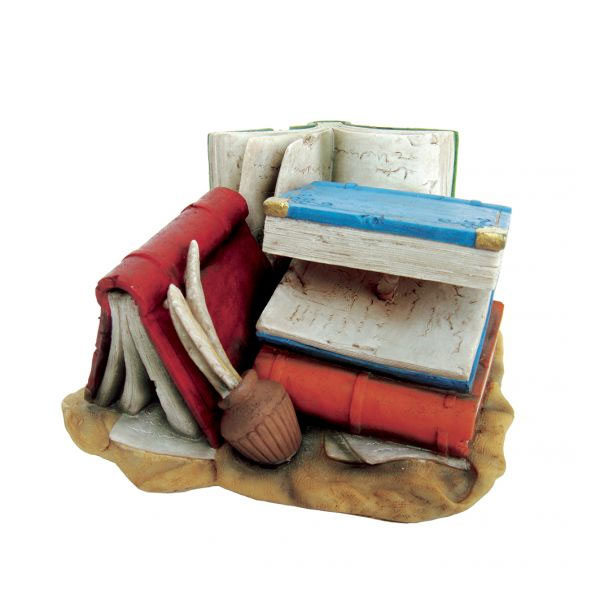 ArtUniq Books For Wise Fishes - Декоративная композиция "Книги для учёных рыб", 14,5х14х8 см