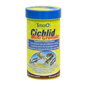 Корм для цихлид TetraCichlid Mini Granules, мелкие гранулы, 250мл
