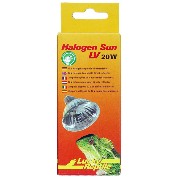 Лампа галогеновая Lucky Reptile Sun LV 20Вт, цоколь G5.3 (2шт.)