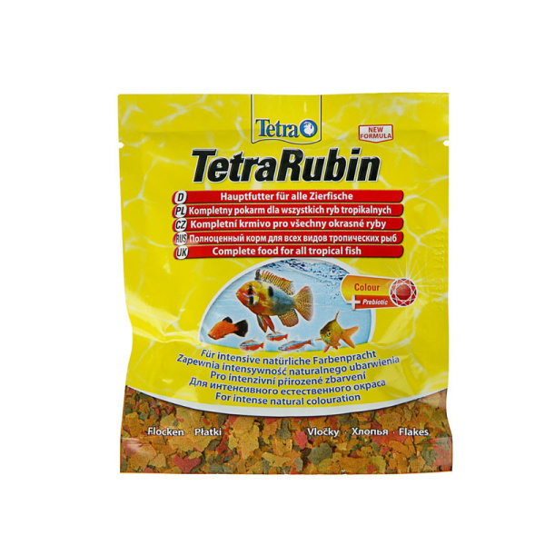 Корм для усиления окраса Tetra Rubin, хлопья, 12 г
