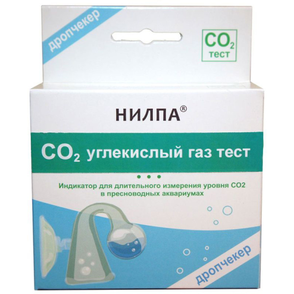 Тест Нилпа для измерения уровня углекислого газа СО2 (дропчекер)