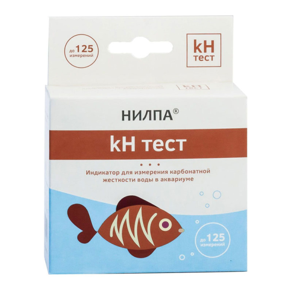 Тест Нилпа для измерения карбонатной жесткости kH (до 125 измерений)